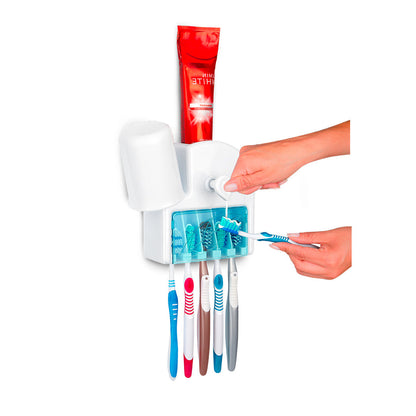 Dispensador de crema dental 5 cepillos